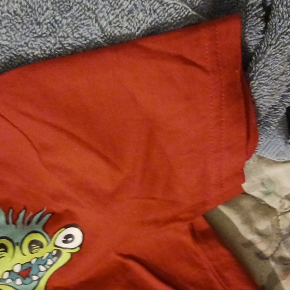 Boys t-shirt GYBOREE SIZE S(5-6) short sleeve big logo on front - Picture 3 of 4